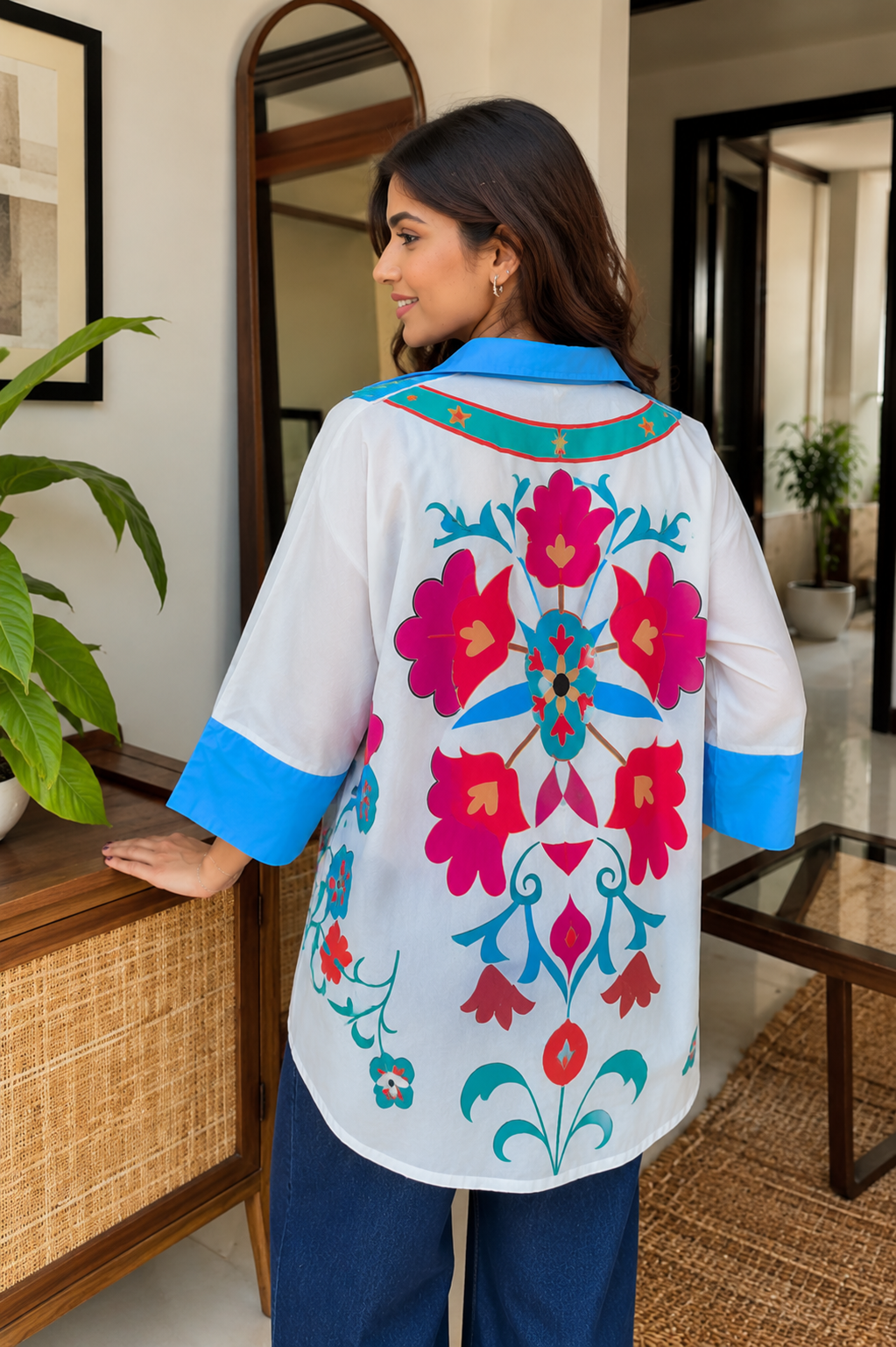 Bloom & Breeze Statement Top