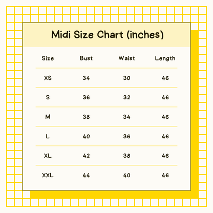 Siya Cotton Midi Dress
