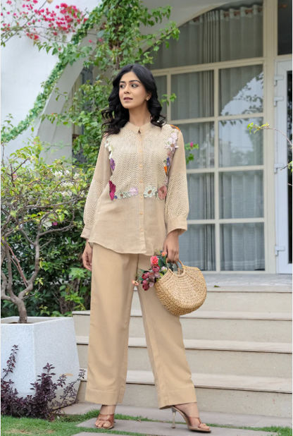 Pure Jute floral cord set
