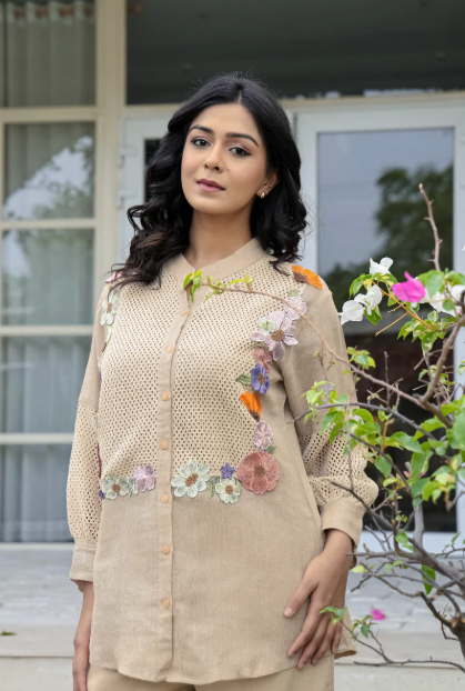 Pure Jute floral cord set