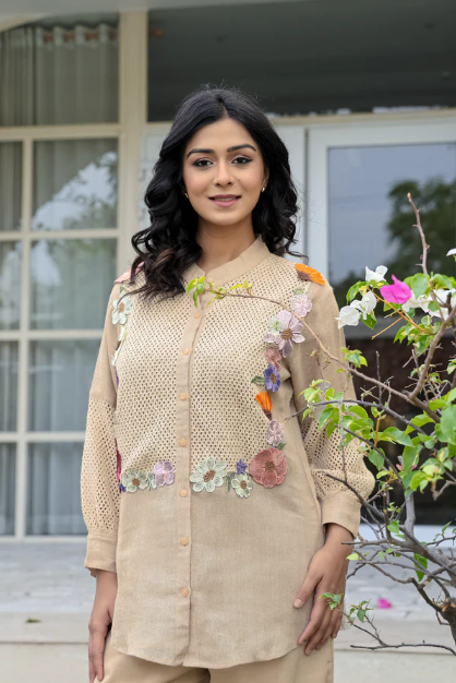 Pure Jute floral cord set