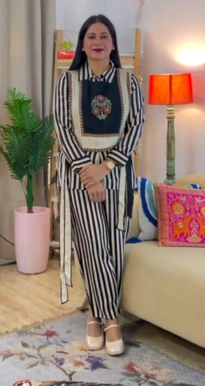 Stripe Charm Cordset