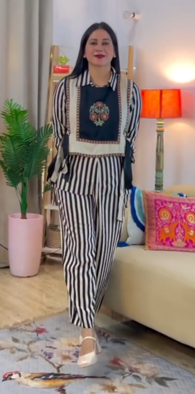 Stripe Charm Cordset