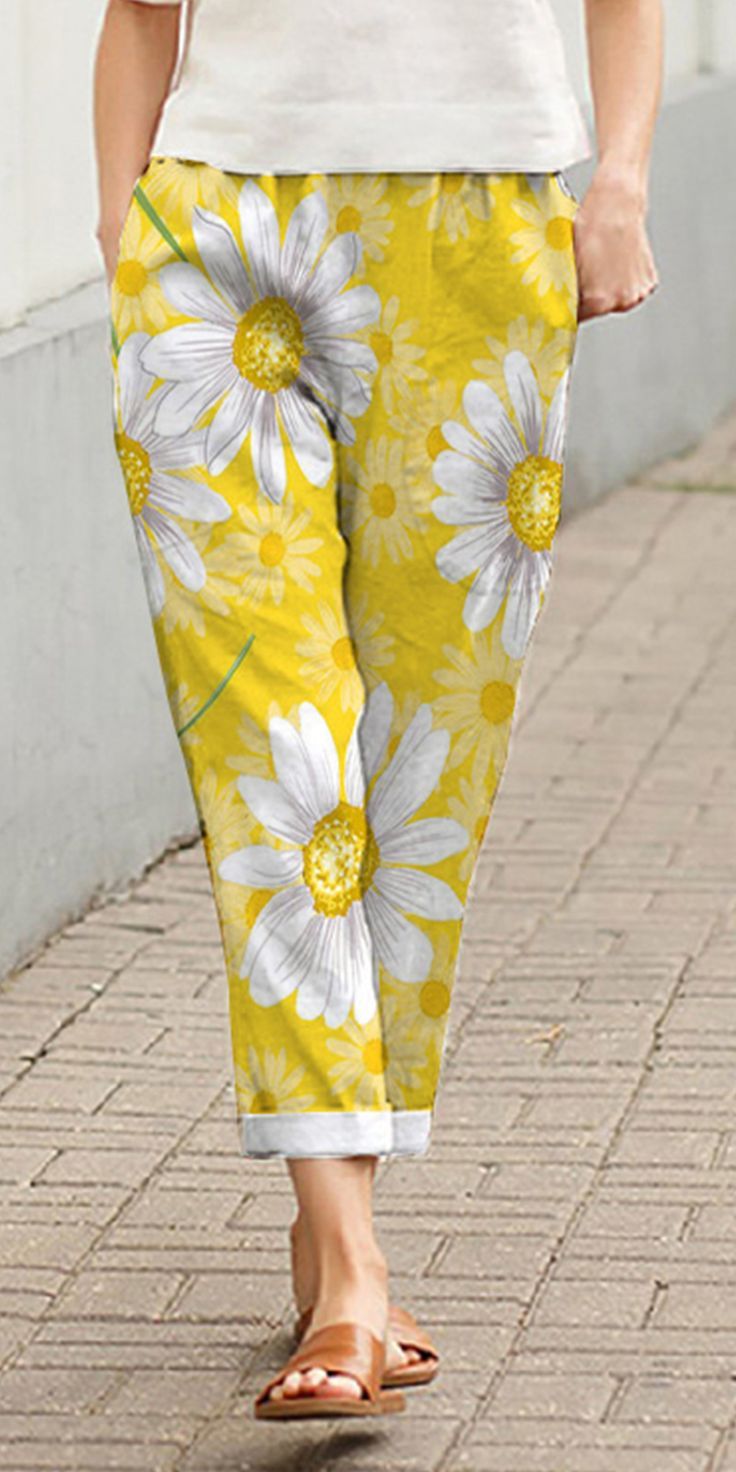 Pure Cotton Foral Print Bottom