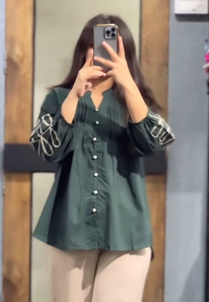 Gulabo Twist Top (Only Top)
