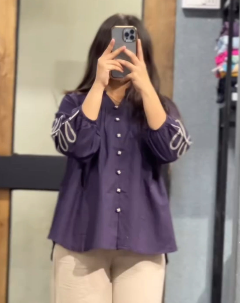 Gulabo Twist Top (Only Top)