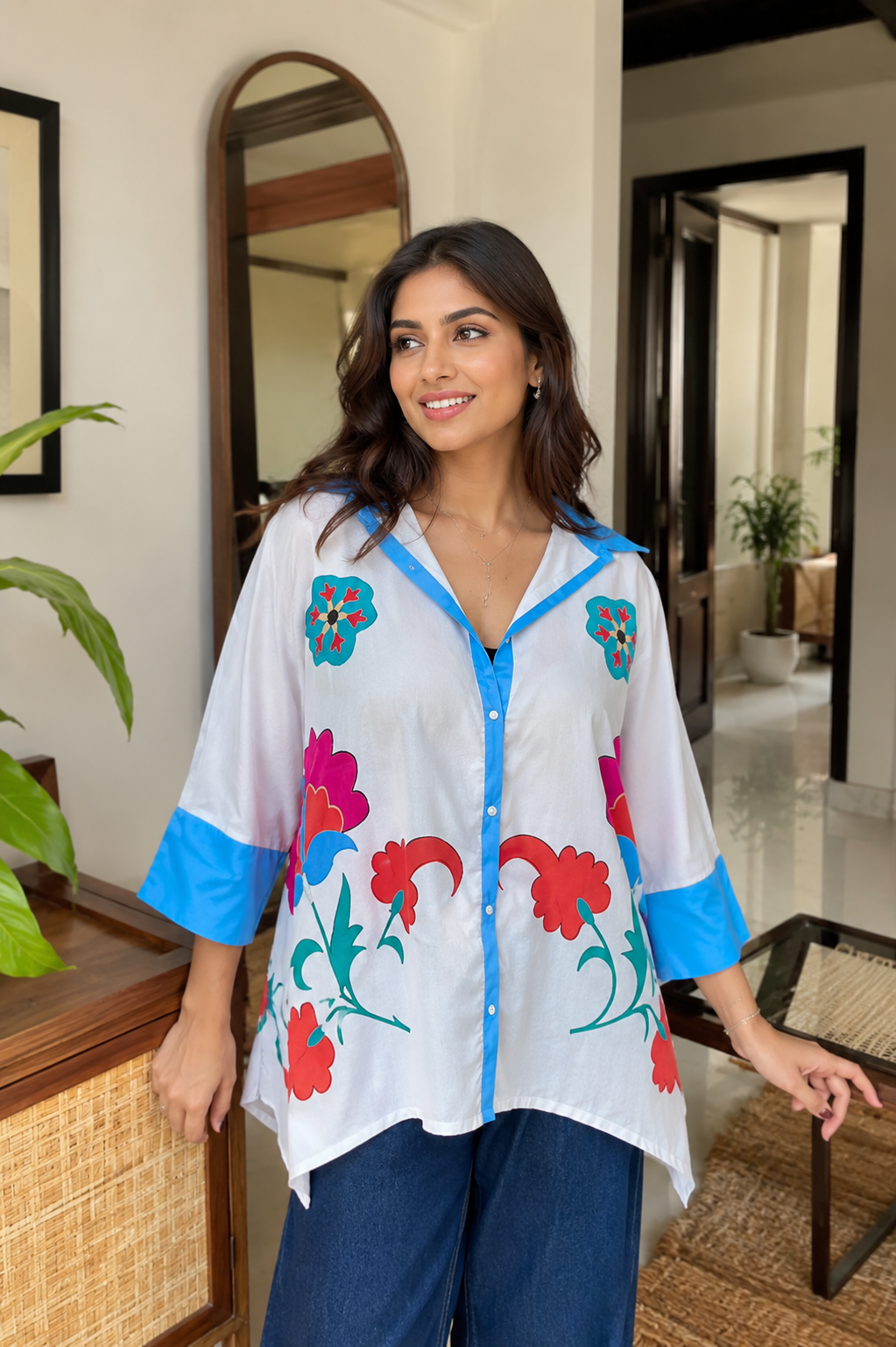 Bloom & Breeze Statement Top