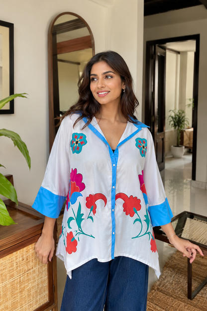 Bloom & Breeze Statement Top