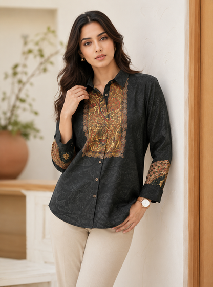 Regal Print Top