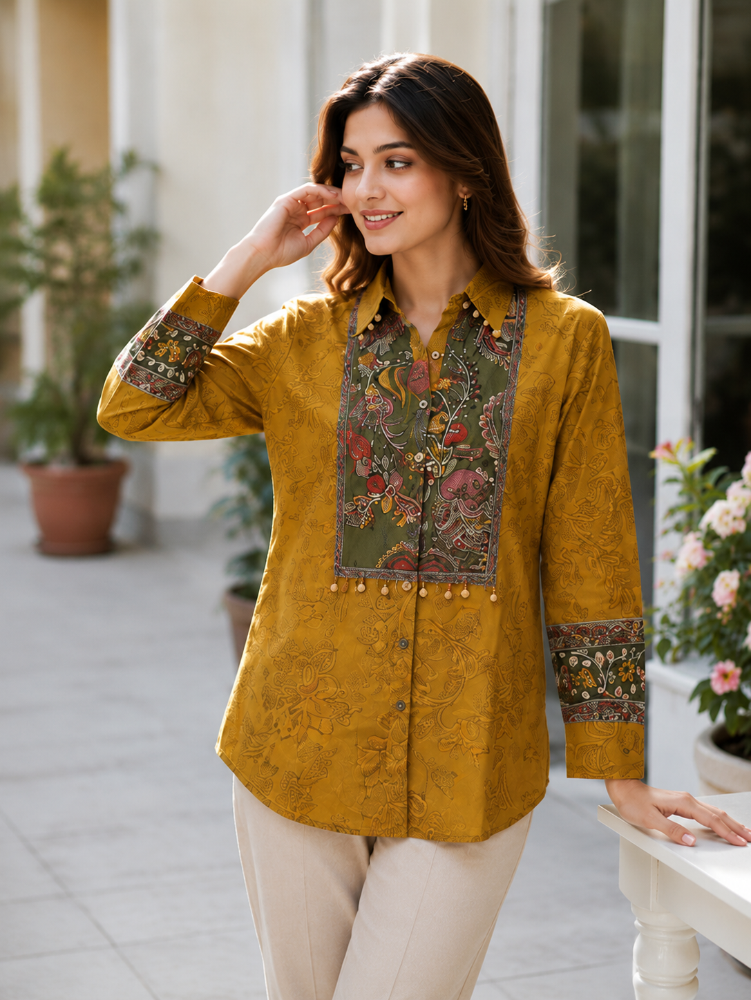 Regal Print Top