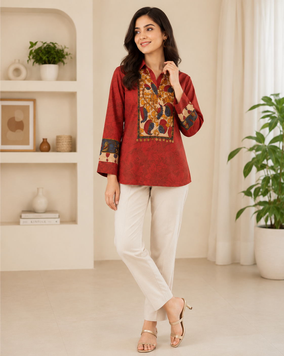 Regal Print Top
