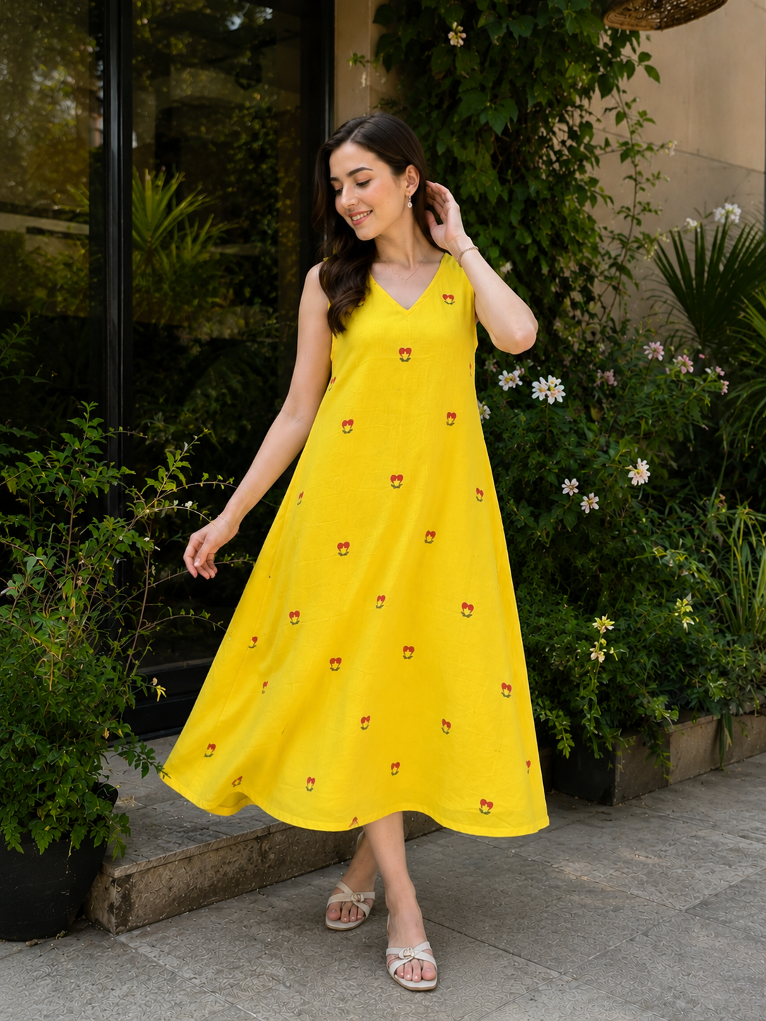 Sunny Side Midi Dress