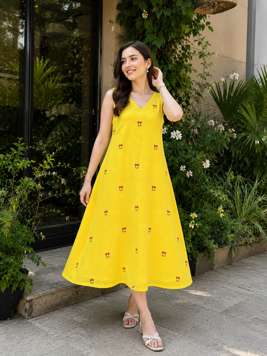 Sunny Side Midi Dress