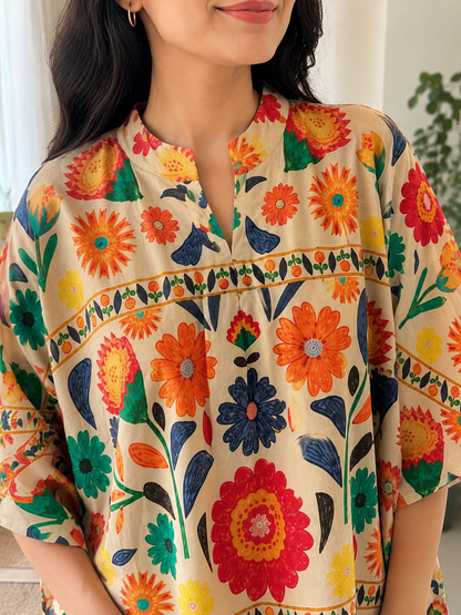 Garden Glow Floral Coord Set