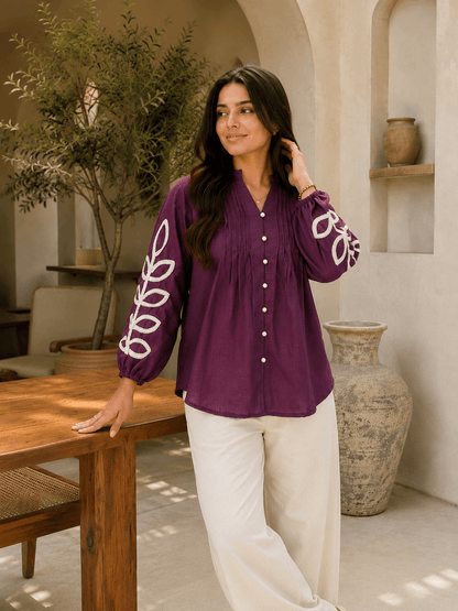 Gulabo Twist Top (Only Top)