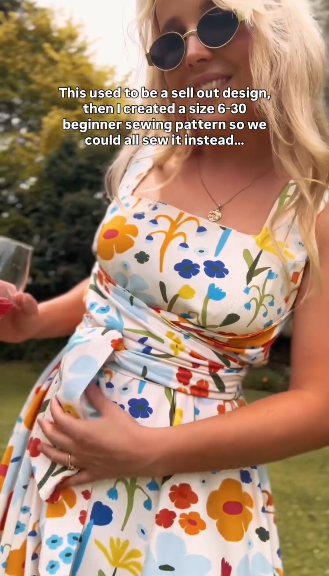 Blooming Charm Midi Dress