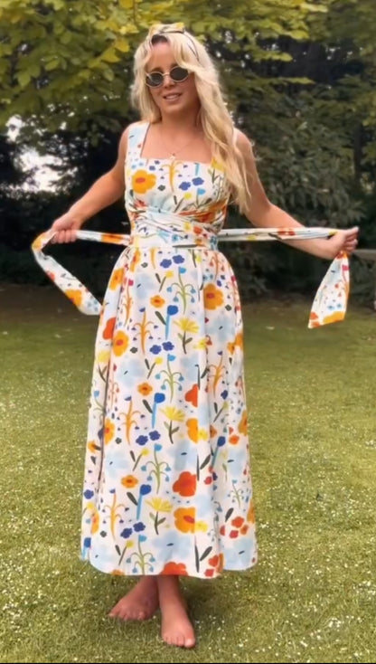 Blooming Charm Midi Dress