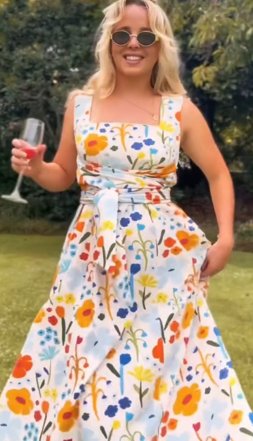 Blooming Charm Midi Dress