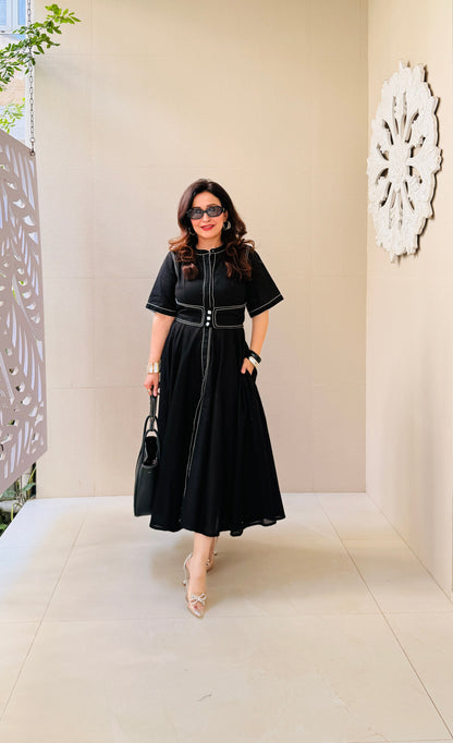 Classic Black Muse Dress