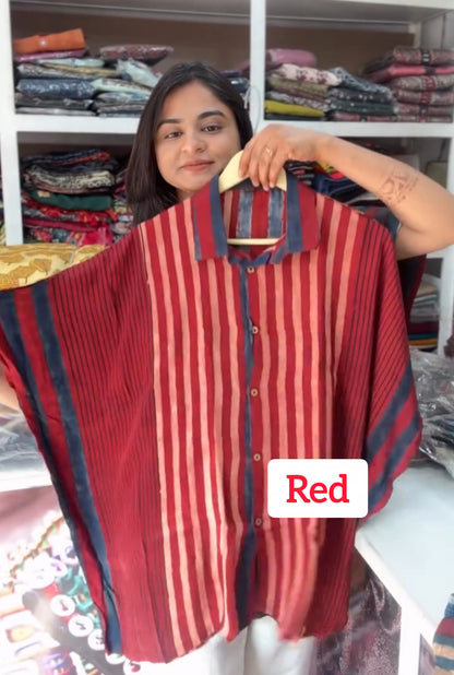 Stripe & Shine Kaftaan Top