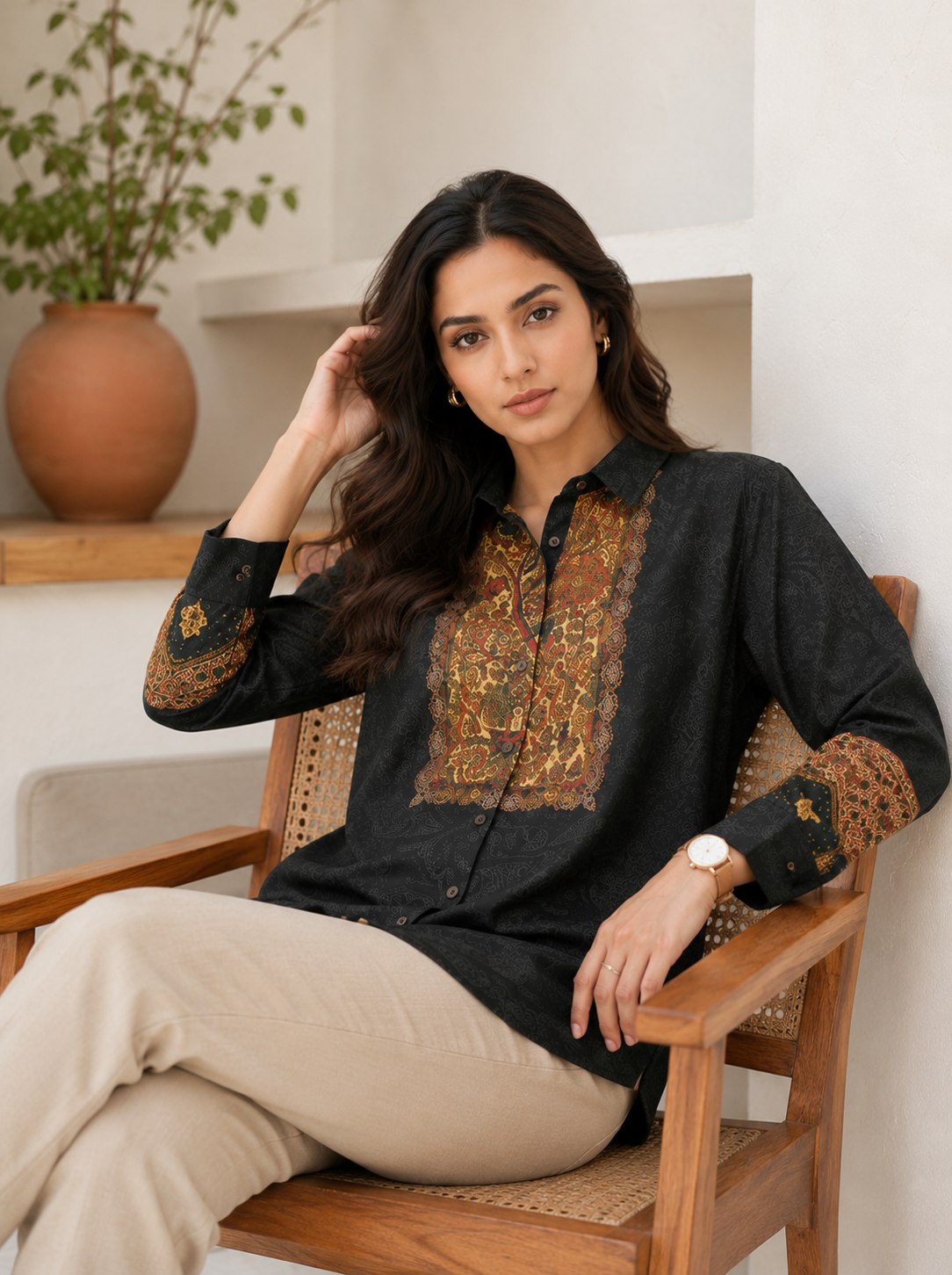 Regal Print Top