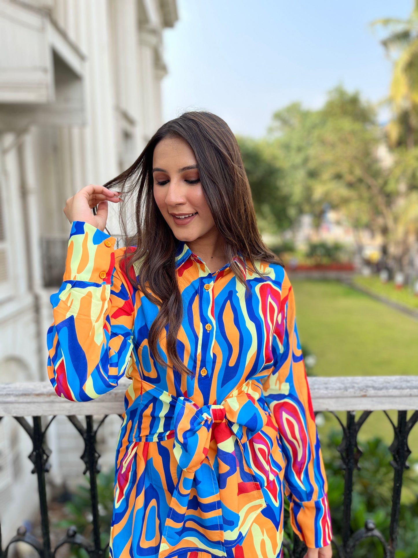 Multicolor Printed Top
