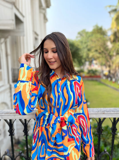 Multicolor Printed Top