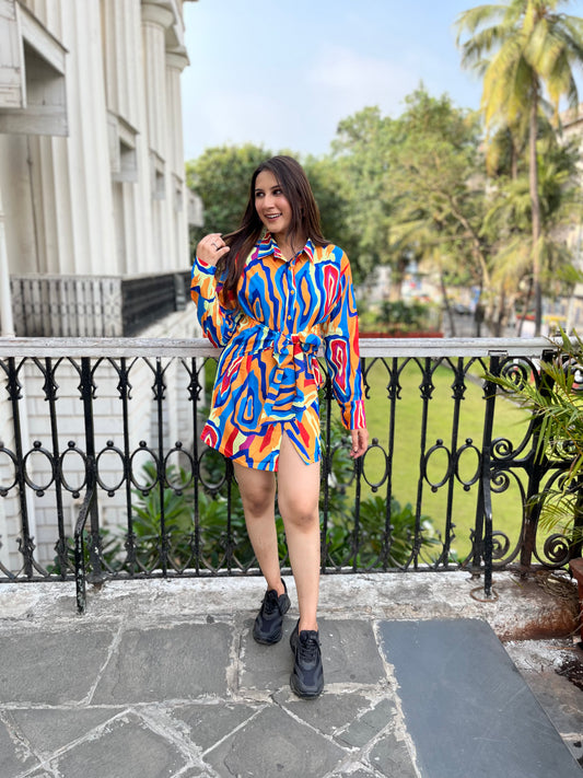 Multicolor Printed Top