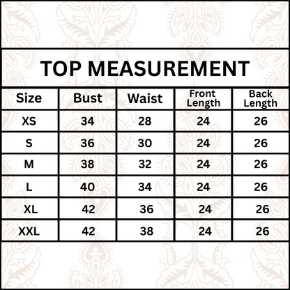 Gulabo Twist Top (Only Top)