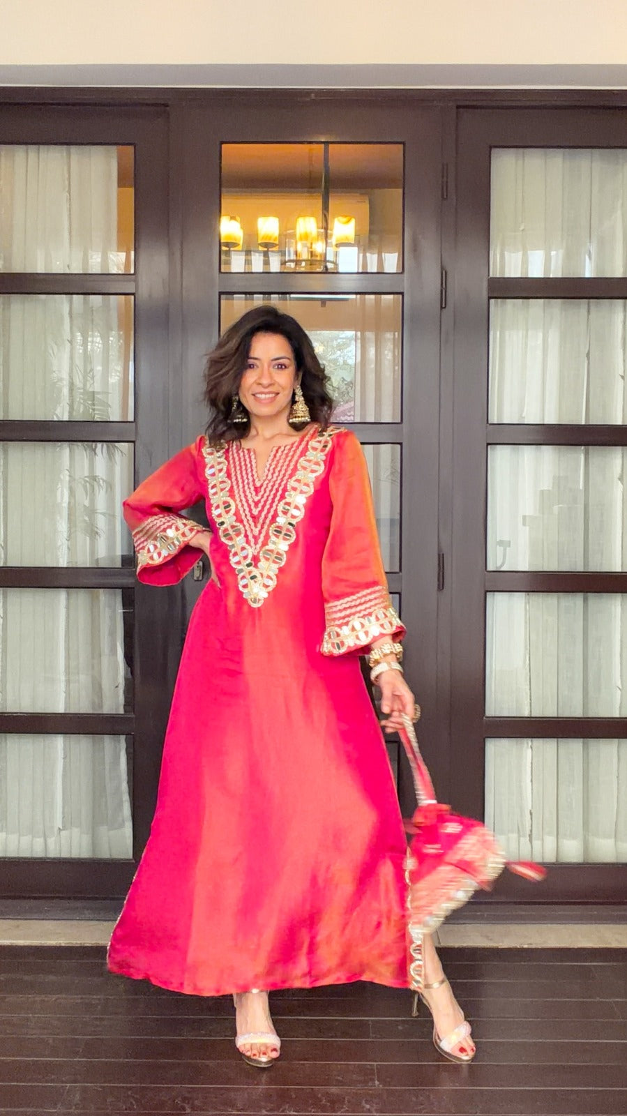 Prism Tissue Kaftan