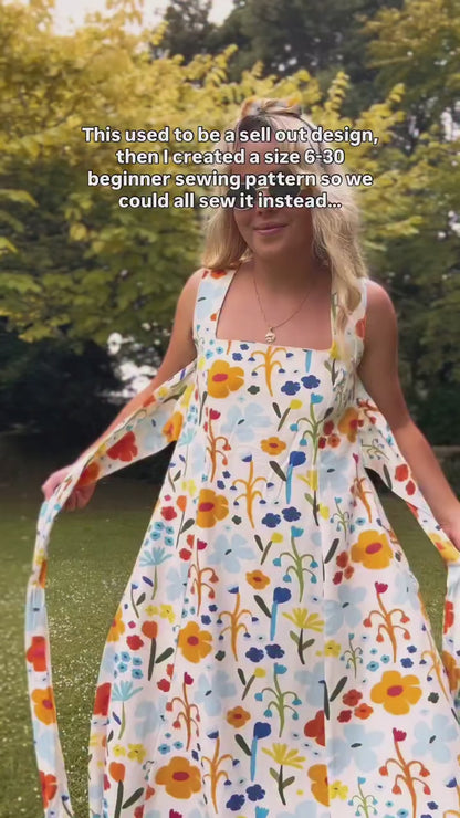 Blooming Charm Midi Dress