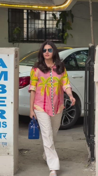 Palm Paradise Casual Top