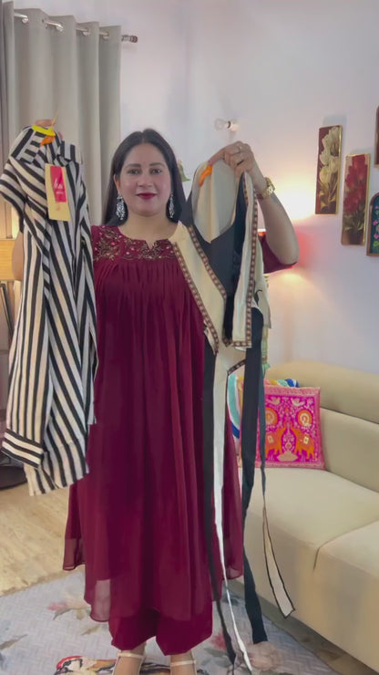 Stripe Charm Cordset