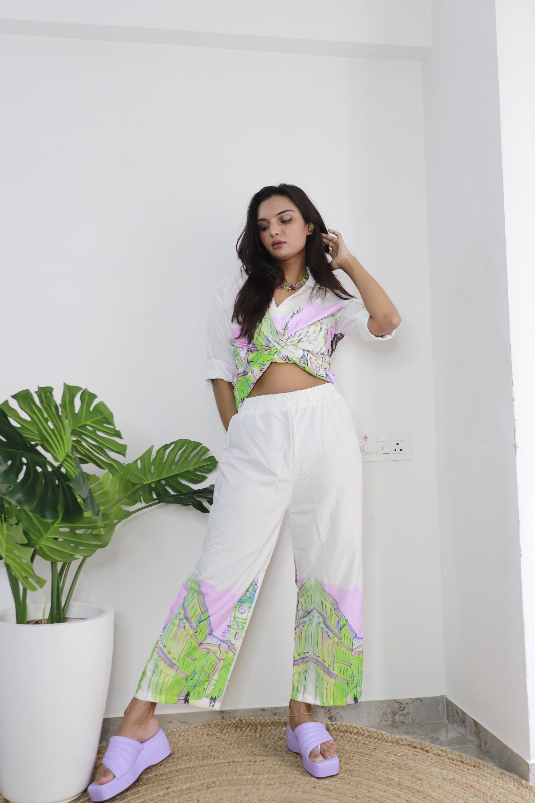 White Elegance Co-Ord set